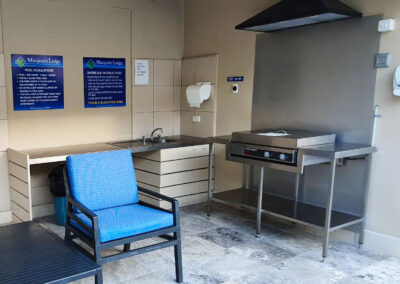 BBQ area at Serenity Apartments Noosa accommodation