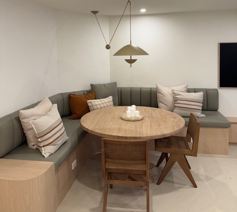 One of the bedrooms of a 3 Bedroom Holiday Apartment at Serenity Apartments Noosa